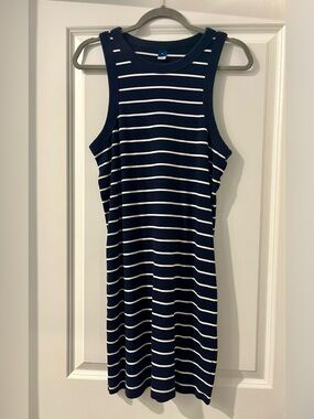 EUC Old Navy Blue Striped Dress (XL)